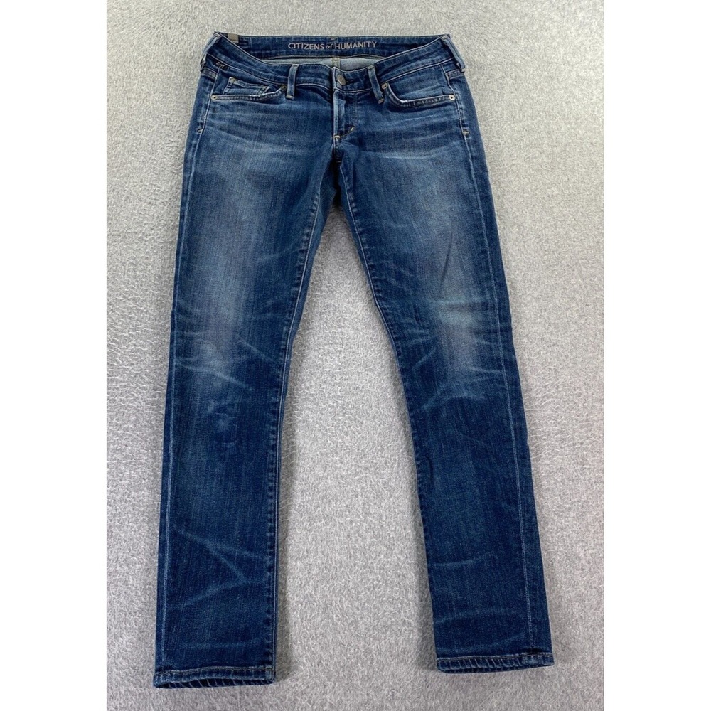 Citizens of Humanity Jeans women's 27 Blue COH Low Rise Skinny USA Made- Fits 29